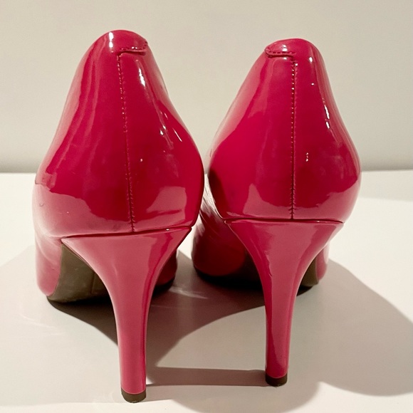 Kelly & Katie Ladies Pink Open Toe Pumps - 8 - Picture 4 of 6